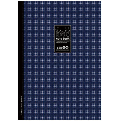 美加美 AO3066 18K透明藍膠皮筆記-大格 6本 / 包