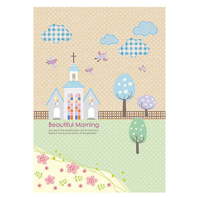 美加美 AF1624 25K平裝筆記-教堂早晨 10本/包