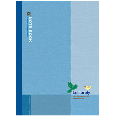 美加美 AD1620 A4橫線-緩慢生活鳥-藍 6本 /包