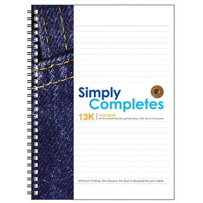 美加美 AO3003 13K透明PP膠圈筆記 6本 / 包