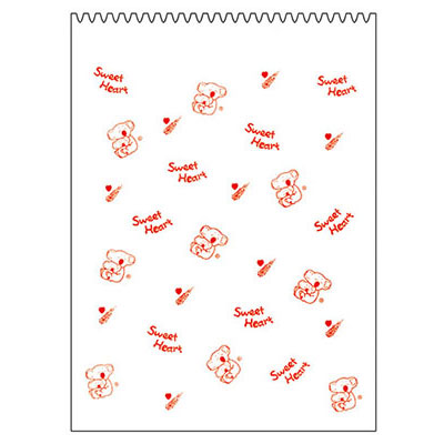 美加美 N154 32K桃心書袋(905小小) 100入/ 包