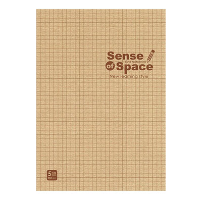 美加美 AF1642 25K牛皮方格平裝筆記 10本 /包