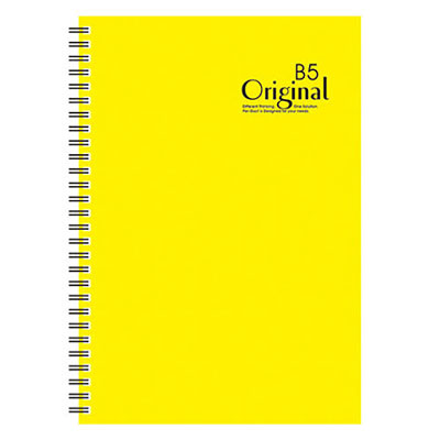 美加美 AD3106 18K原色膠圈筆記(黃) 3本 / 包