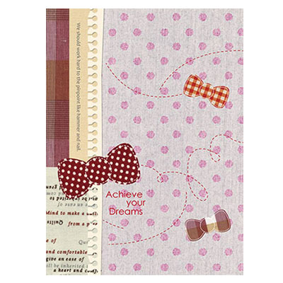 美加美 AF1046 16K平裝筆記-蝴蝶結 10本/包