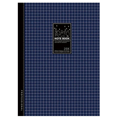 美加美 AO3064 25K透明藍膠皮筆記 6本 / 包