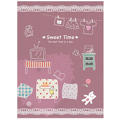 美加美 AF1047 16K平裝筆記-粉紅 10本/包