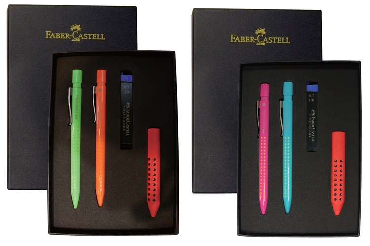 德國輝柏  好點子握得住對筆組(原子筆/鉛筆0.7mm+2B自動鉛筆芯+橡皮擦)   (E0001-1)