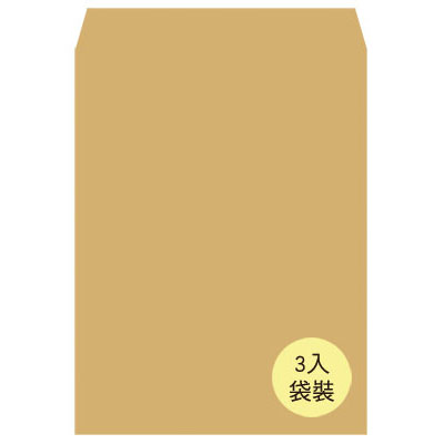 美加美 N1104P 大4K中興牛皮公文封-袋裝 10束 /包