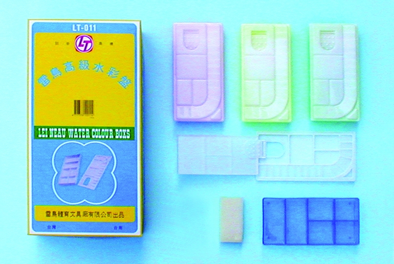 {振昌文具}【雷鳥】 LT-011 方形調色盤 12個 / 打