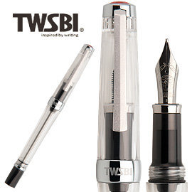 臺灣 TWSBI 三文堂 VAC 700R 透明桿活塞上墨鋼筆 / 支
