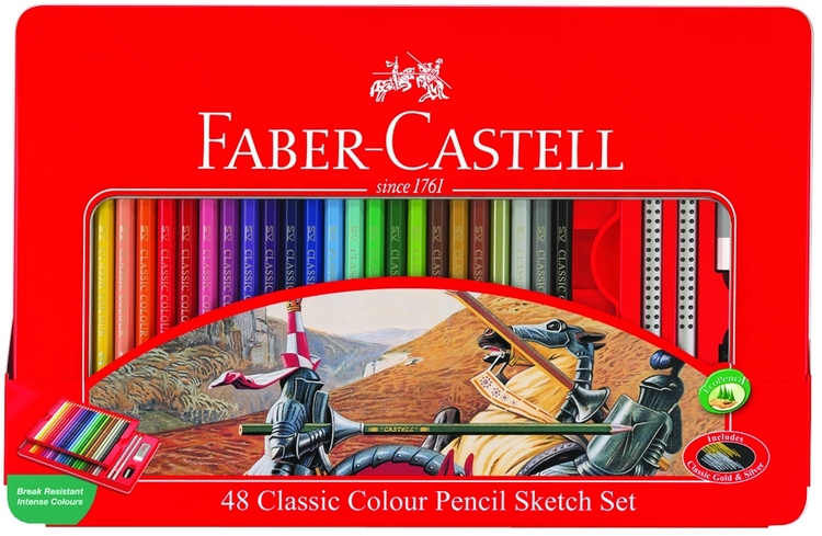 {振昌文具}德國輝柏  油性色鉛筆 48色 / 盒  (115849)