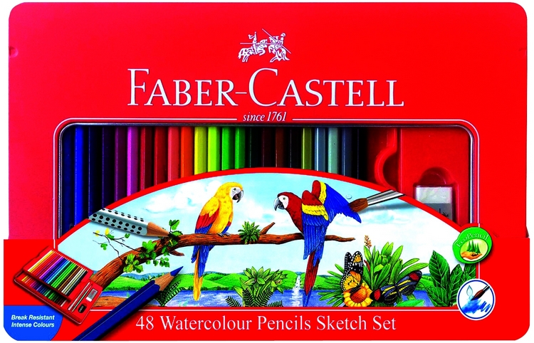 {振昌文具}德國輝柏  水性色鉛筆60色 附水彩筆  /盒  (115965)