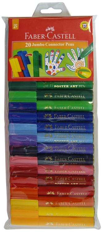 {振昌文具}德國輝柏  JUMBO連接筆 20色 / 組  (66-2000-20)