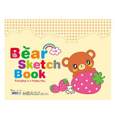 美加美 AF5539 13K圖畫本-草莓小熊 5本 /包