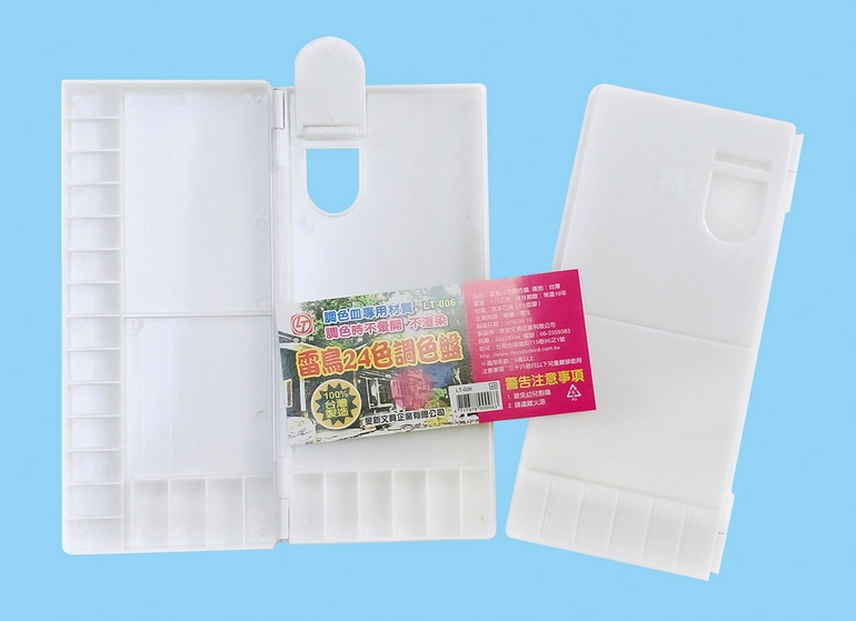 {振昌文具}【雷鳥】 LT-006 24調色盤 12個 / 打