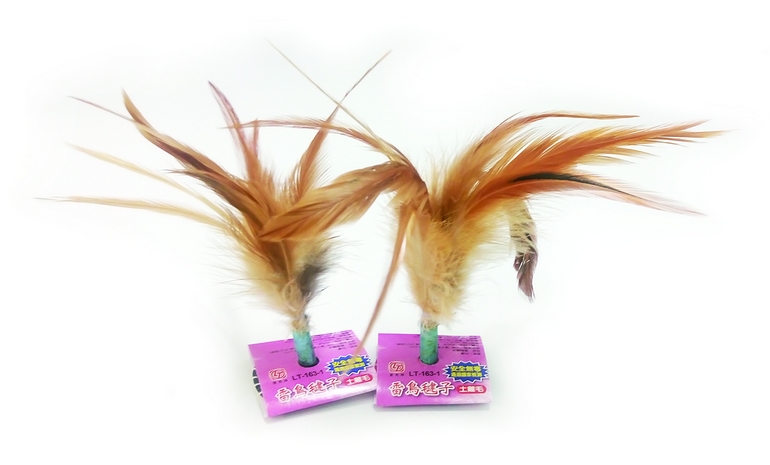 {振昌文具}【雷鳥】 LT-163-11雷鳥毽子(土雞毛)  20個/盒