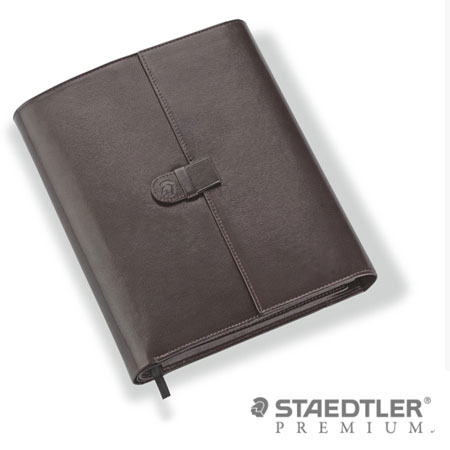 施德樓 PREMIUM系列 9PJS5F-7 羊皮筆記本(棕)A5 / 本