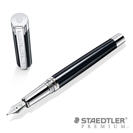 施德樓 PREMIUM 9PB119 RESINA 系列鋼筆(黑桿) EF/F/M尖 / 支