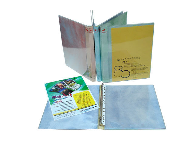 鼎盛 303-A4-3孔有耳圓型夾 -12本入 / 箱