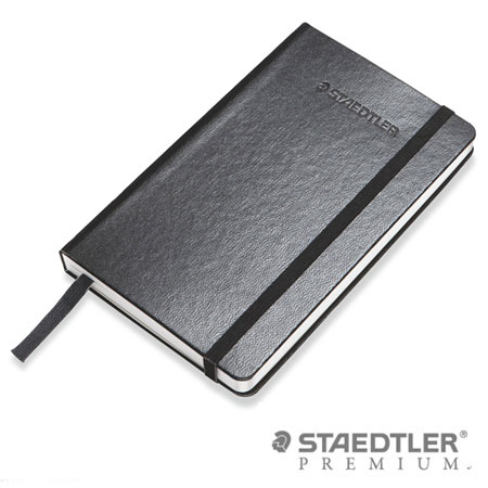 施德樓 PREMIUM 系列筆記本(黑)9PNM6S-9方格A6 / 本