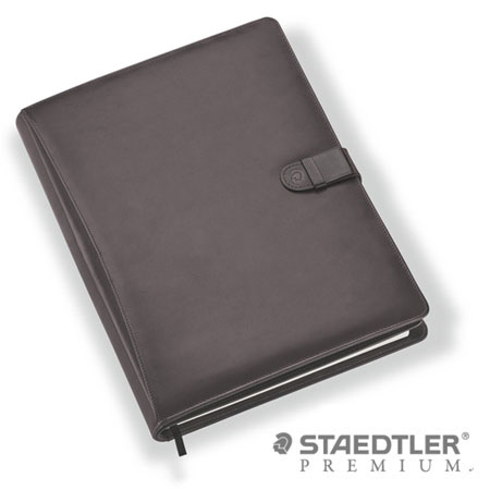 施德樓 PREMIUM系列 9PJS4F-7 羊皮筆記本(棕)A4 / 本