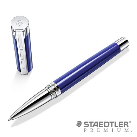 施德樓 PREMIUM RESINA 系列鋼珠筆 9PB213M-9(藍桿) / 支