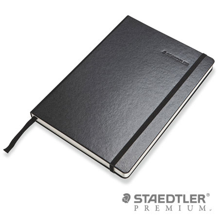 施德樓 PREMIUM 系列筆記本(黑)9PNM6L-9橫格A6 / 本
