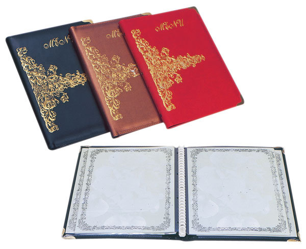 鼎盛 A4活頁餐廳目錄夾  6本/箱