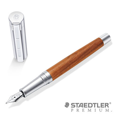 施德樓 PREMIUM Lignum木紋系列鋼筆-洋李木 9PM121 EF/F/M尖 / 支