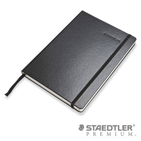 施德樓 PREMIUM 系列筆記本(黑)9PNM5S-9方格A5 / 本