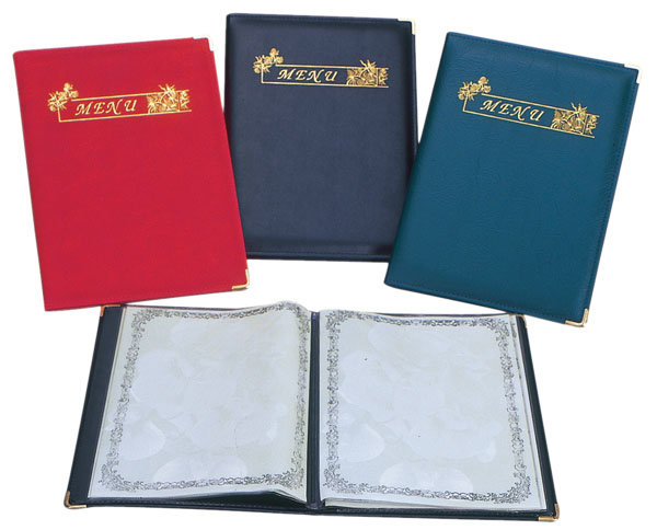 鼎盛 A4固定餐廳目錄夾  6本/箱