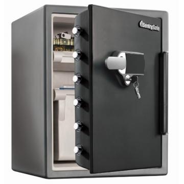 {振昌文具}【請先來電洽詢庫存】【台灣金庫王】 電子觸控鎖防火防水金庫（大） SFW205UPC /  個