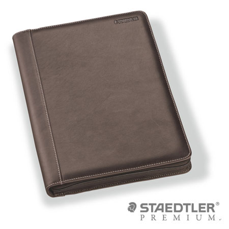 施德樓 PREMIUM系列 9PLE4ZF1-7 牛皮筆記本(棕)A4 / 本