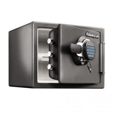 {振昌文具}【請先來電洽詢庫存】【台灣金庫王】 按鍵式電子鎖防火防水金庫(小) SFW082GTC /  個