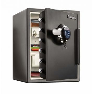 {振昌文具}【請先來電洽詢庫存】【台灣金庫王】 電子密碼鎖防火防水金庫（大） STW205GYC /  個