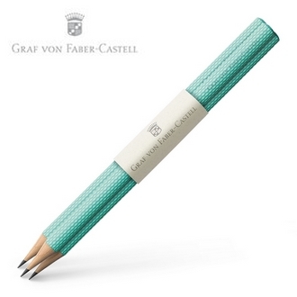 【Graf Von Faber-Castell】繩紋飾 綠松石 V118624 鉛筆3支入 /組
