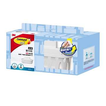 3M  17624D 浴室防水中型置物籃 /個