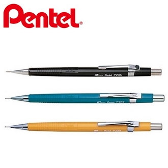 {振昌文具}【Pentel飛龍】P205/7/9製圖鉛筆   0.5/0.7/0.9mm  12支/盒