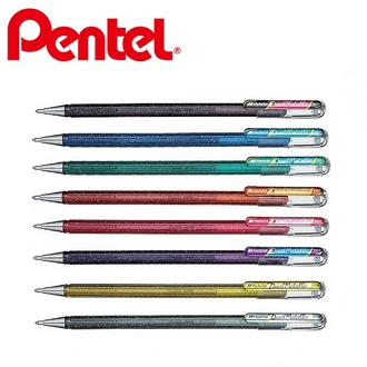 {振昌文具}【Pentel飛龍】K110  Dual Metallic蝴蝶筆 1.0mm 12支/盒