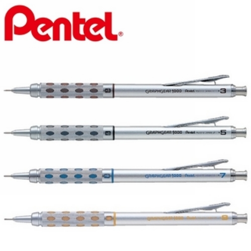 {振昌文具}【Pentel飛龍】PG1013 GRAPHGEAR 1000 製圖鉛筆0.3mm(咖) / 支