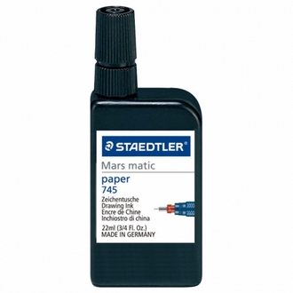 【施德樓】MS745R-9 針筆專用黑色墨水(22CC) / 瓶