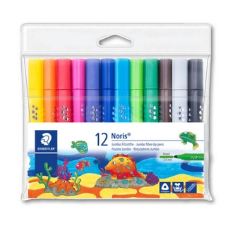 【施德樓】MS328-BWP12 快樂學園水易洗彩色筆3MM  12色入 / 組