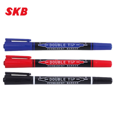 缺貨中 SKB MK-2001 雙頭油性筆(1.2&0.8mm) 12支 / 打