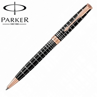 【派克 PARKER】(請先來電詢問存貨)卓爾系列 巧克力格紋金夾 原子筆 P1931483 /支