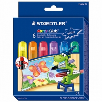 【施德樓】 MS2390MC6 快樂學園中性果凍旋轉蠟筆6色組- 繁星色系 / 盒