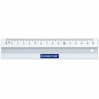 【施德樓】MS56315 鋁製精準直尺15CM / 支