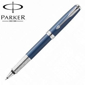 【派克 PARKER】(請先來電詢問存貨)商籟系列 神秘藍黑白夾 鋼珠筆 P1930674 /支