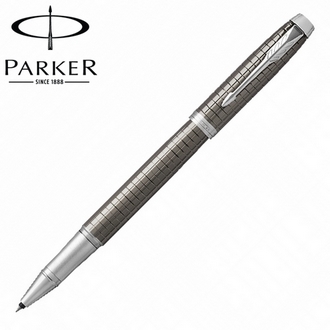 【派克 PARKER】(請先來電詢問存貨)新IM系列 高尚經典 鈦金格紋 鋼珠筆 P1931682 /支
