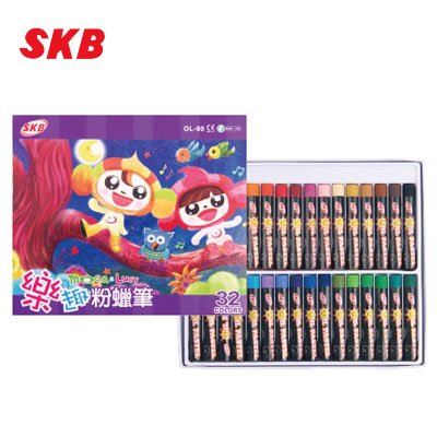 SKB 32色粉蠟筆 OL-80 / 盒