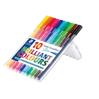 【施德樓】MS338SB10 Triplus三角舒寫筆0.8mm 10色 / 組